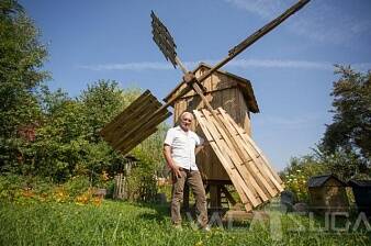 Самая маленькая ветряная мельница восстановлена под Минском